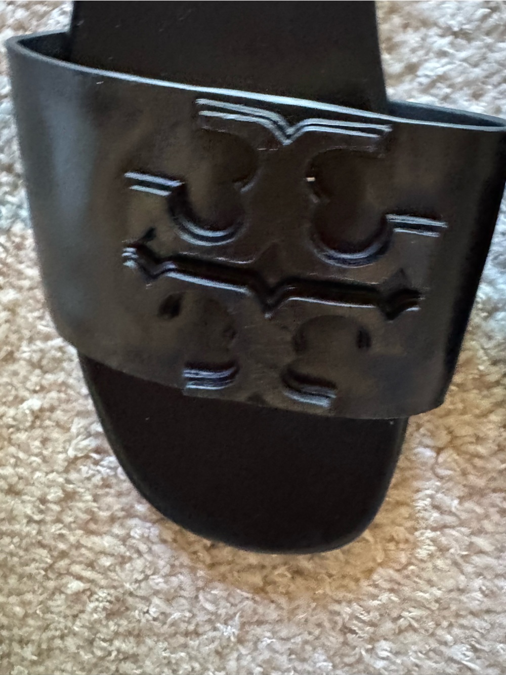 NEW Tory Burch Ines Slide in Perfect Black - Picture 7 of 9